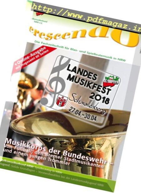 Crescendo – Mai-Juni 2017 Cover