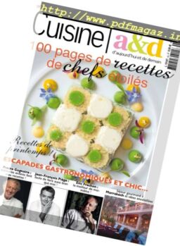 Cuisine a&d – Mars-Avril 2017