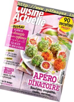 Cuisine Actuelle – Juillet 2017
