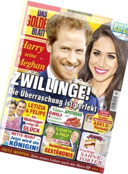 Das Goldene Blatt – 24 April 2017