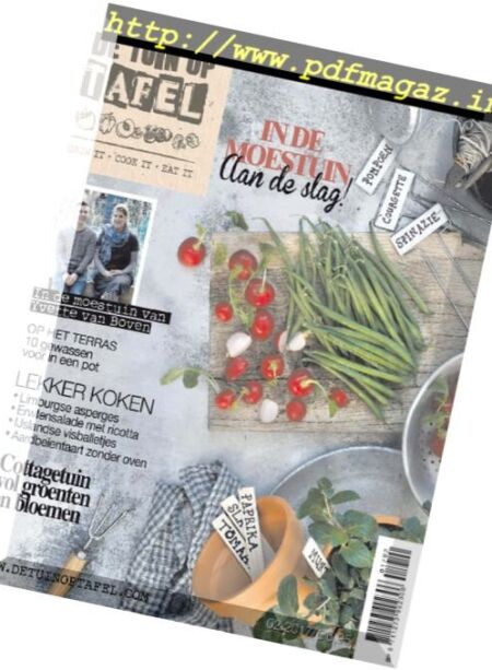 De Tuin op Tafel – Nr.2, 2017 Cover
