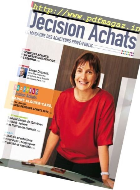 Decision Achats – Avril 2017 Cover