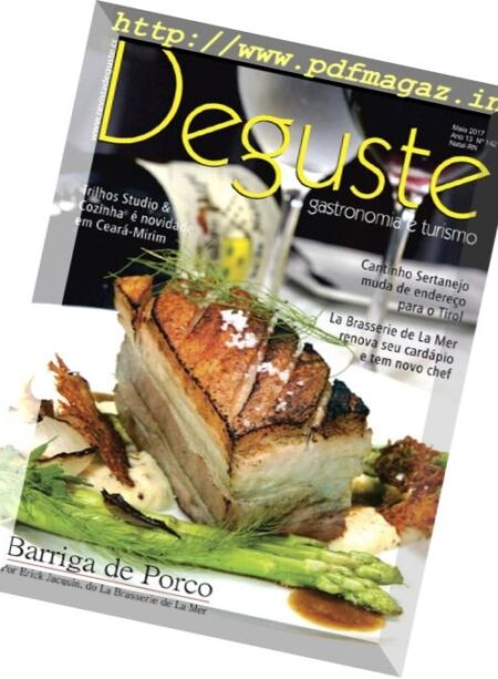 Deguste Magazine – Maio 2017 Cover