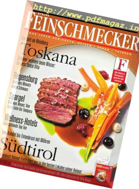 Der Feinschmecker – Mai 2017 Cover