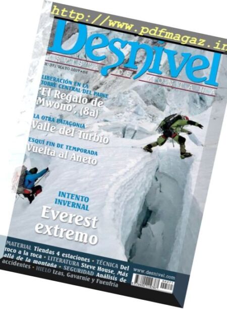Desnivel – Mayo 2017 Cover