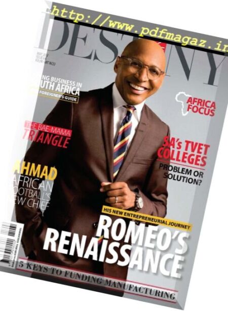 Destiny Man – May 2017 Cover