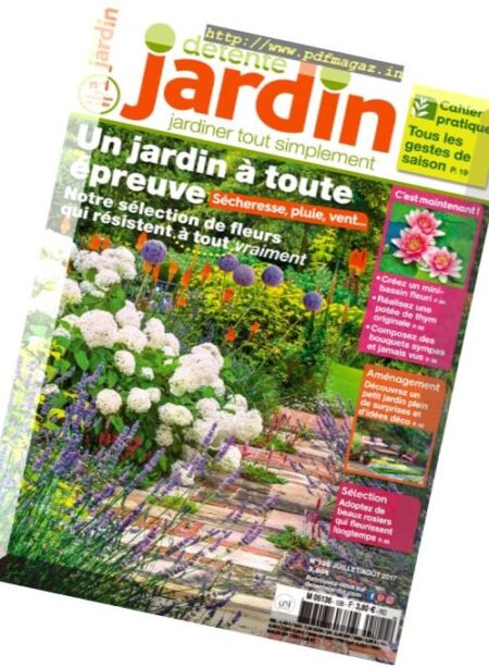 Detente Jardin – Juillet-Aout 2017 Cover