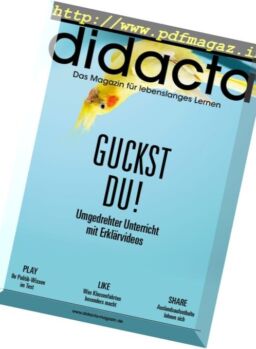 Didacta – Mai-August 2017