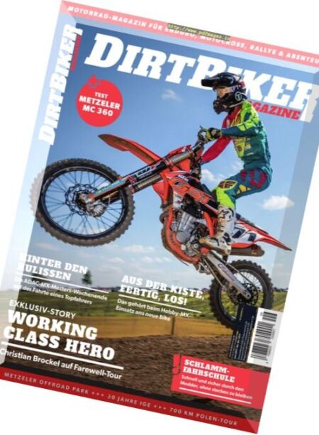 Dirtbiker Magazine – Juni 2017 Cover