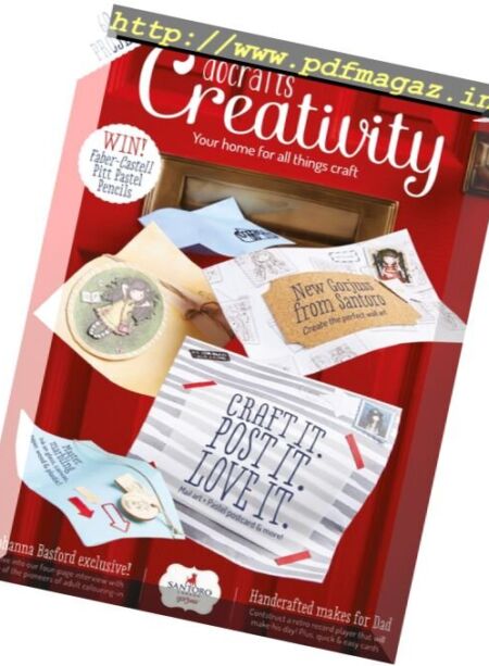 Docrafts Creativity – May 2017 Cover