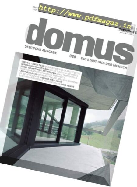 Domus Germany – Mai-Juni 2017 Cover