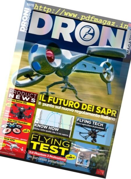 Droni Magazine – Settembre-Ottobre 2015 Cover