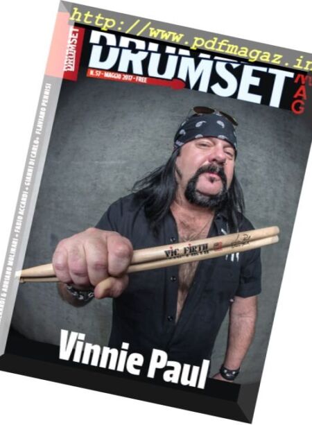 Drumset Mag – Maggio 2017 Cover