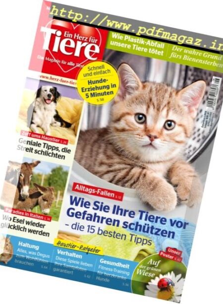 Ein Herz fur Tiere – Juni 2017 Cover