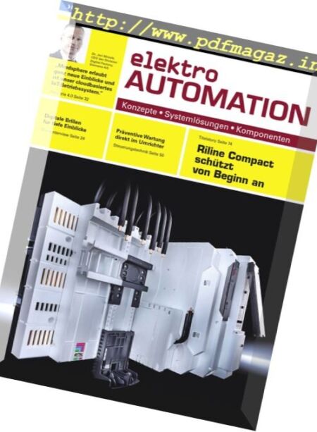 Elektro Automation – Nr.4, 2017 Cover