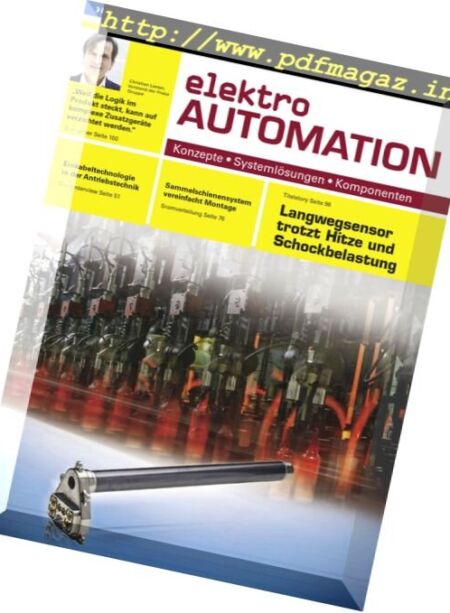 Elektro Automation – Nr.5, 2017 Cover