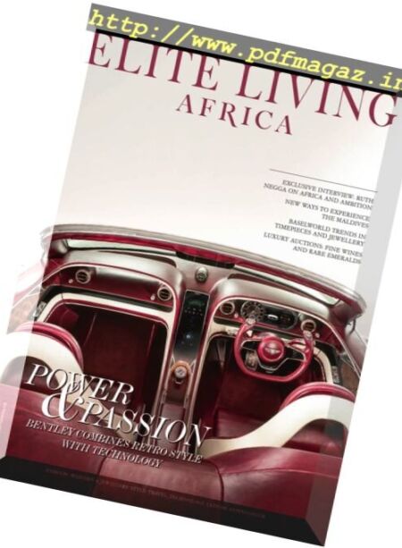 Elite Living Africa – Issue 2, 2017 Cover