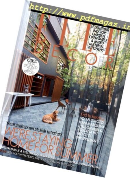Elle Decor India – April-May 2017 Cover
