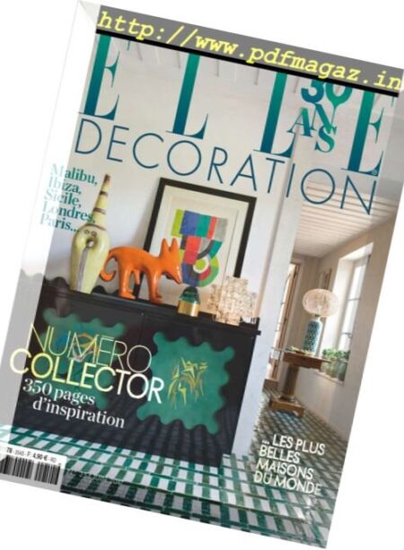 Elle Decoration France – Juin 2017 Cover