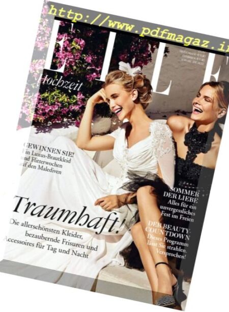 Elle Hochzeit Germany – 2017 Cover