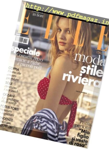 Elle Italia – Giugno 2017 Cover