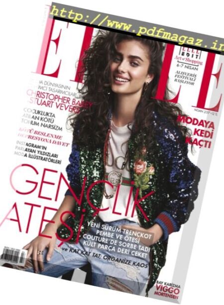 Elle Turkey – Nisan 2017 Cover