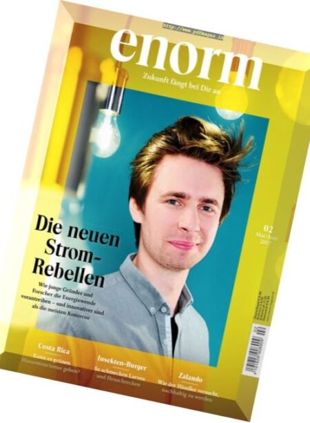 Enorm Magazin – Mai-Juni 2017 Cover
