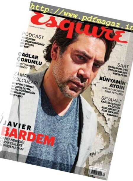Esquire Turkey – Mayis 2017 Cover