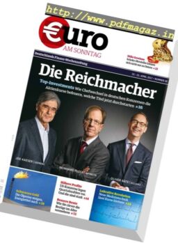Euro am Sonntag – 15 April 2017