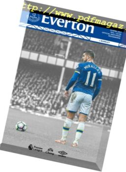 Everton Programmes – Everton v Burnley 15 April 2017