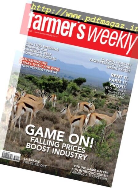 Farmer’s Weekly – 2 June 2017 Cover