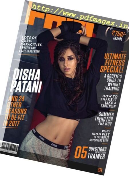 FHM India – May 2017 Cover