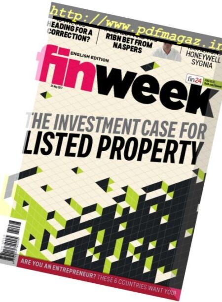 Finweek – 25 May 2017 Cover