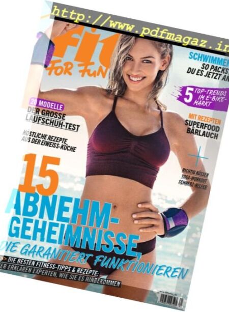 Fit For Fun – Mai 2017 Cover