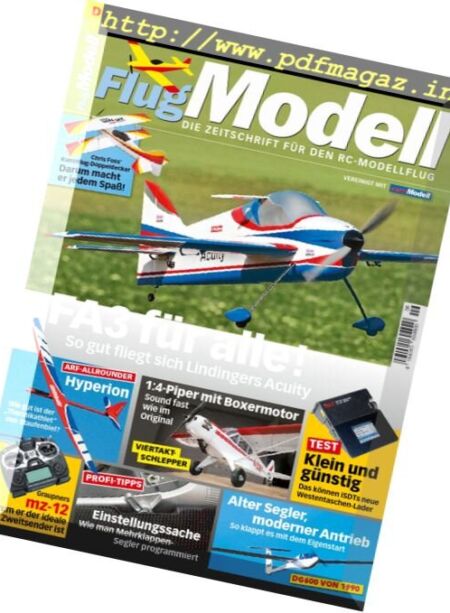 Flugmodell – Juni 2017 Cover