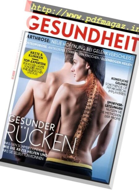 Focus Gesundheit – Juni-Juli 2017 Cover