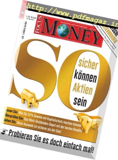 Focus Money – 10 Mai 2017 Cover