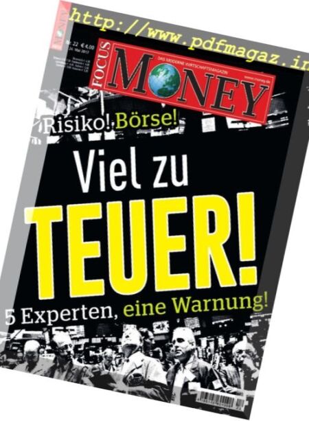 Focus Money – 24 Mai 2017 Cover