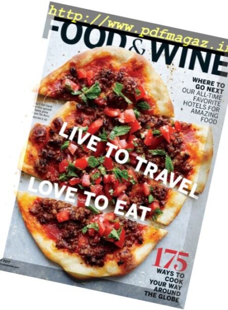 Food & Wine – May 2017 Cover