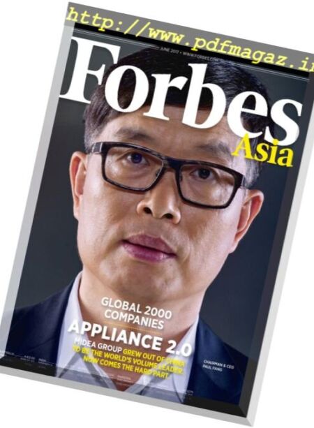 Forbes Asia – June 2017 Cover