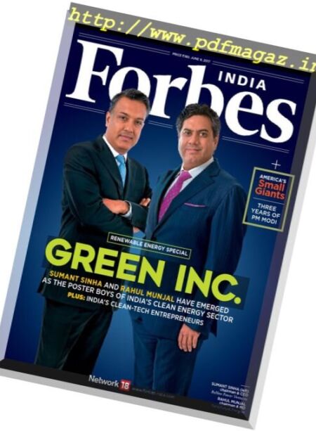 Forbes India – 9 June 2017 Cover