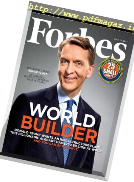 Forbes USA – 16 May 2017 Cover