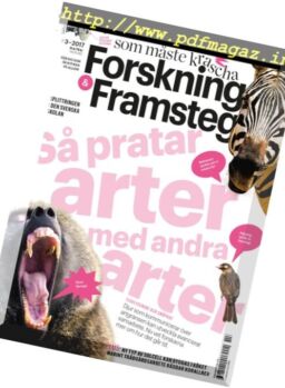 Forskning & Framsteg – Nr.3, 2017