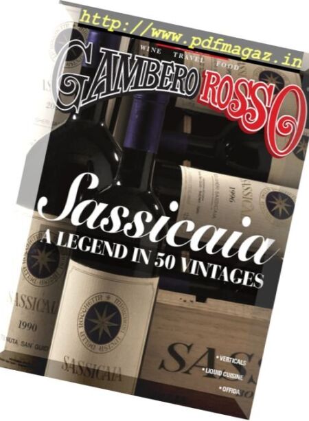Gambero Rosso – April 2017 Cover