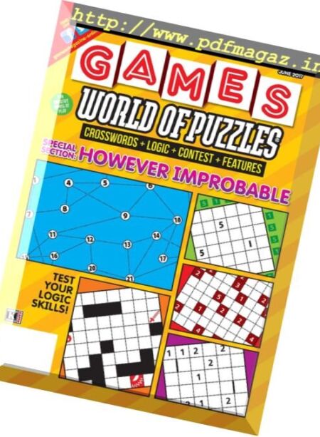 Games World of Puzzles – June 2017 Cover