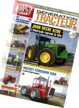 Generation Tracteur – Mai-Juin 2017