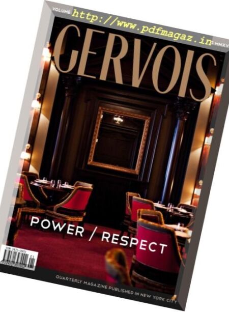 Gervois – Issue 1, 2017 Cover