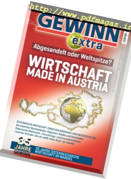 Gewinn Extra Topgewinn – April 2017 Cover