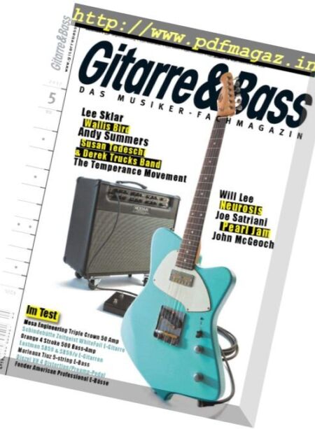 Gitarre & Bass – Mai 2017 Cover