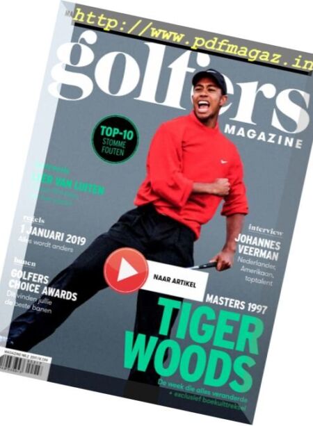 Golfers Magazine – April 2017 Cover